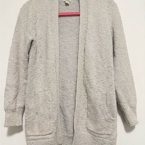 L.L. Bean Light Gray Women's Cardigan